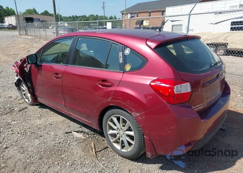 2014 Subaru Impreza 2.0I Premium z USA, uszkodzony, nr VIN JF1GPAC60E8277617